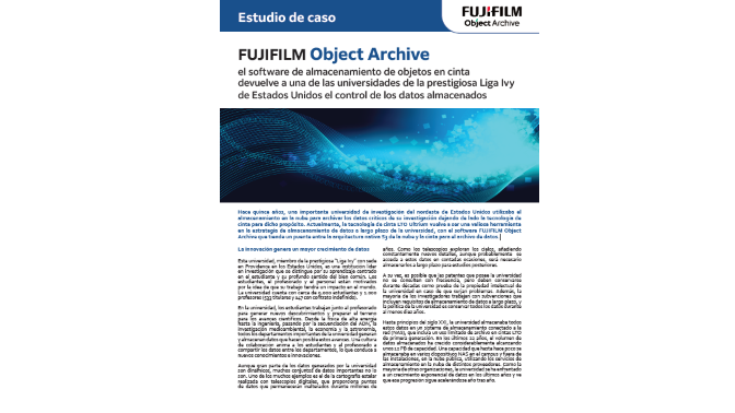 Fujifilm caso de éxito